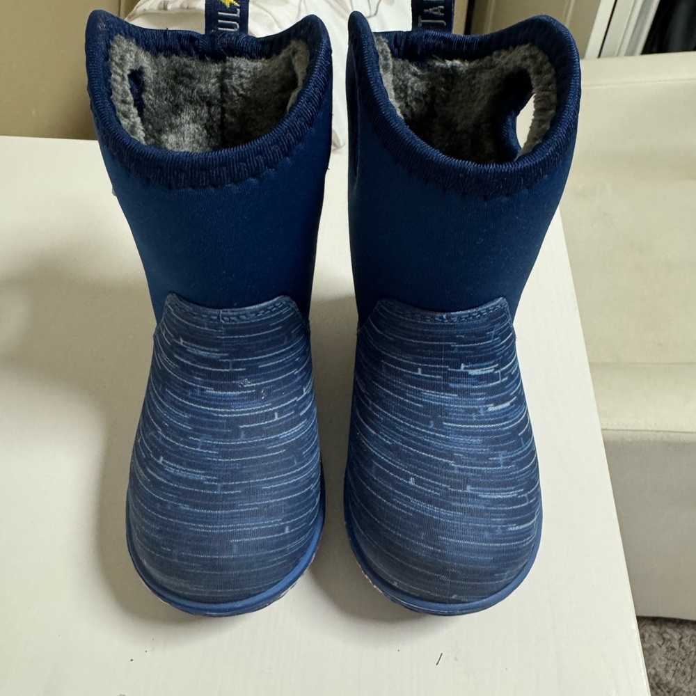 Cozy Blue Winter Boots